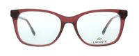 Lacoste Red Wine Modified Rectangle L2870 615 Eyeglasses