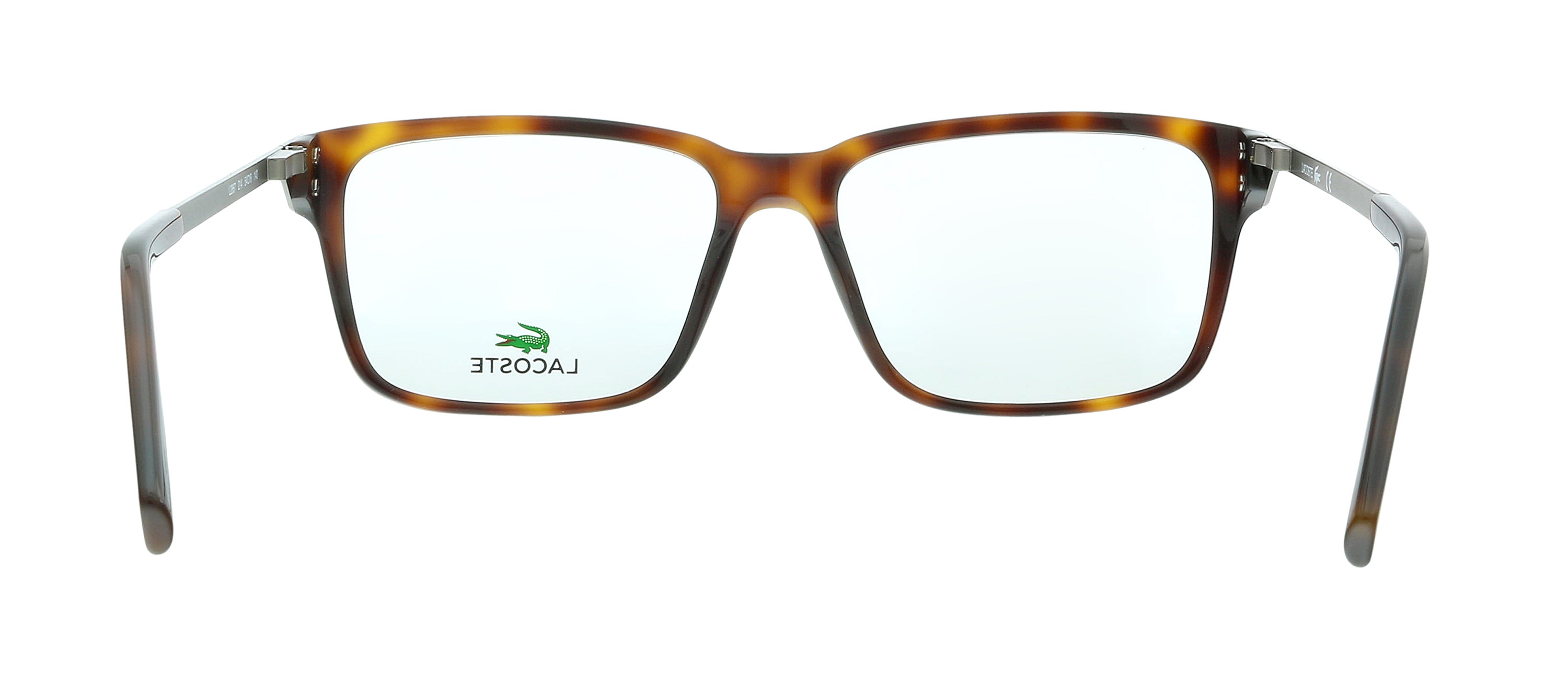 Lacoste Havana Modified Rectangle L2867 214 Eyeglasses