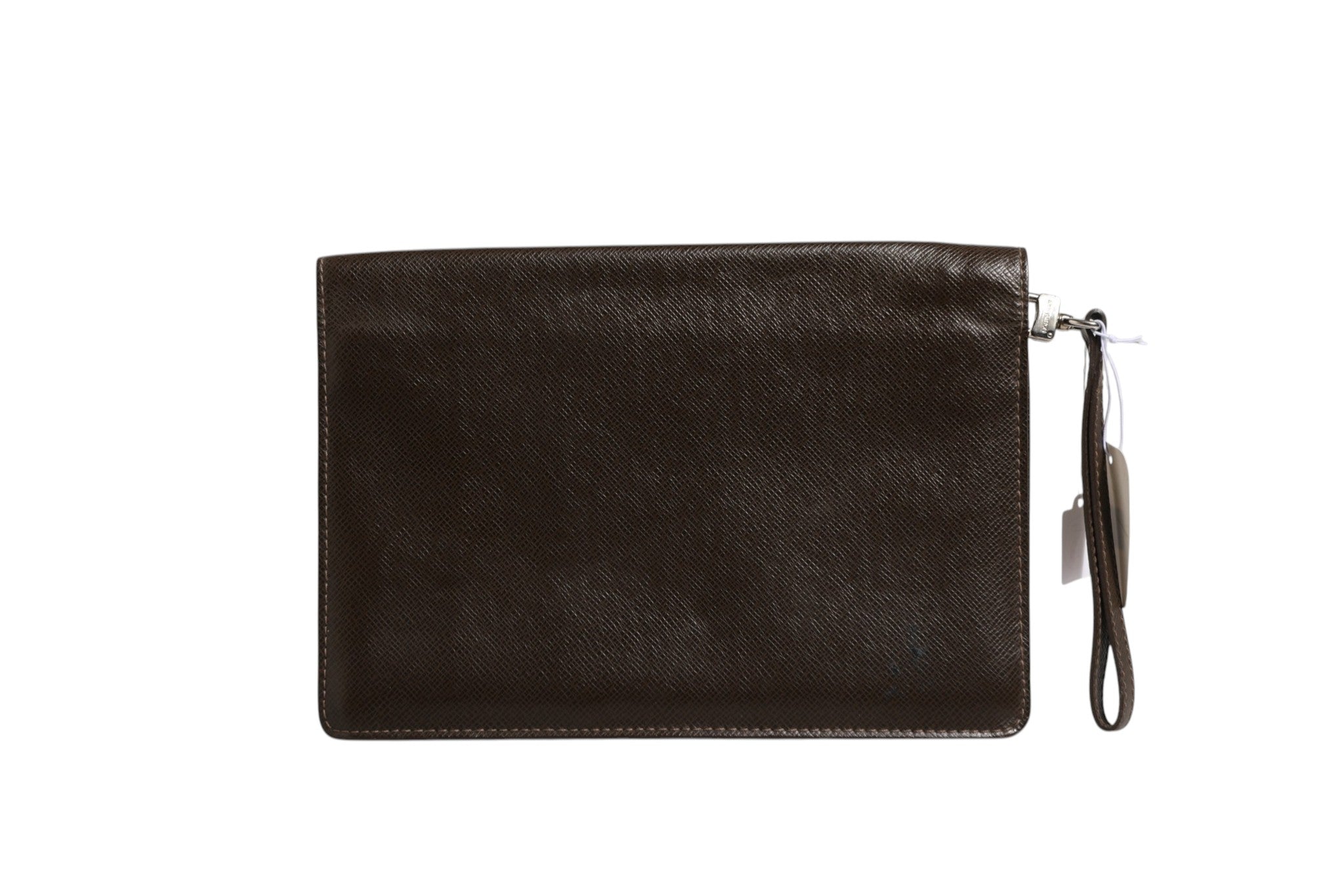 Louis Vuitton Belaia Clutch Taiga Women's Leather (Authentic Pre-Loved)