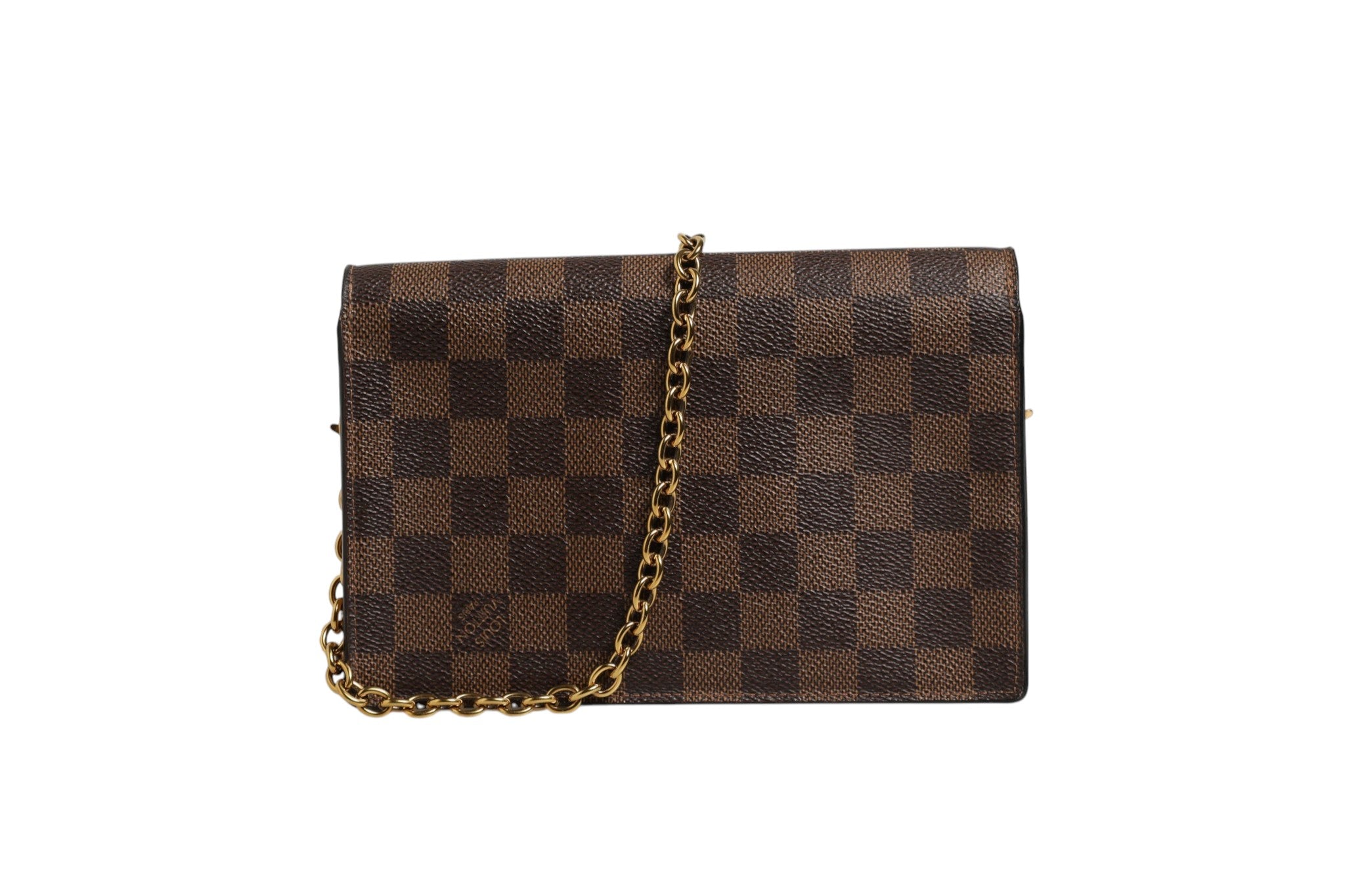 Louis Vuitton Damier Ebene Vavin Chain Women's Wallet (Authentic Pre-Loved)