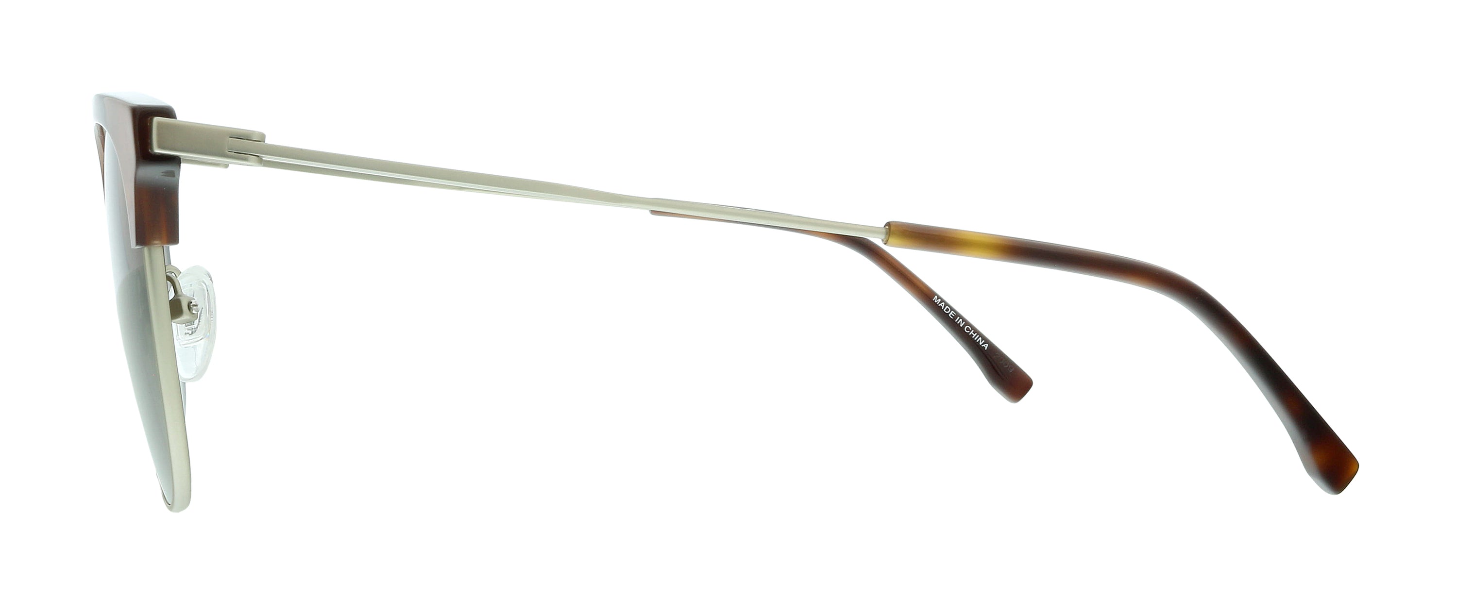 Lacoste Light Gold Modified Rectangle L240S 718 Sunglasses