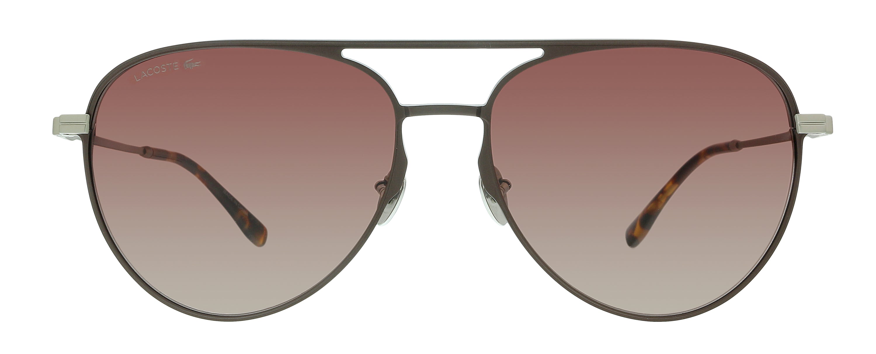 Lacoste Brown Aviator L243SE 210 Sunglasses