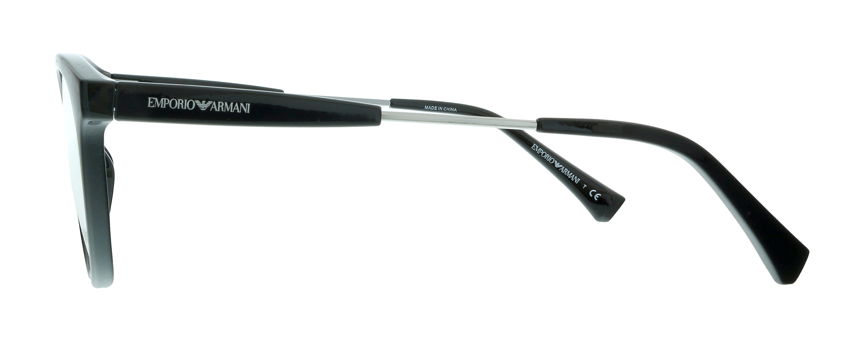 Emporio Armani Shiny Black Butterfly 0EA3166 5001 Eyeglasses