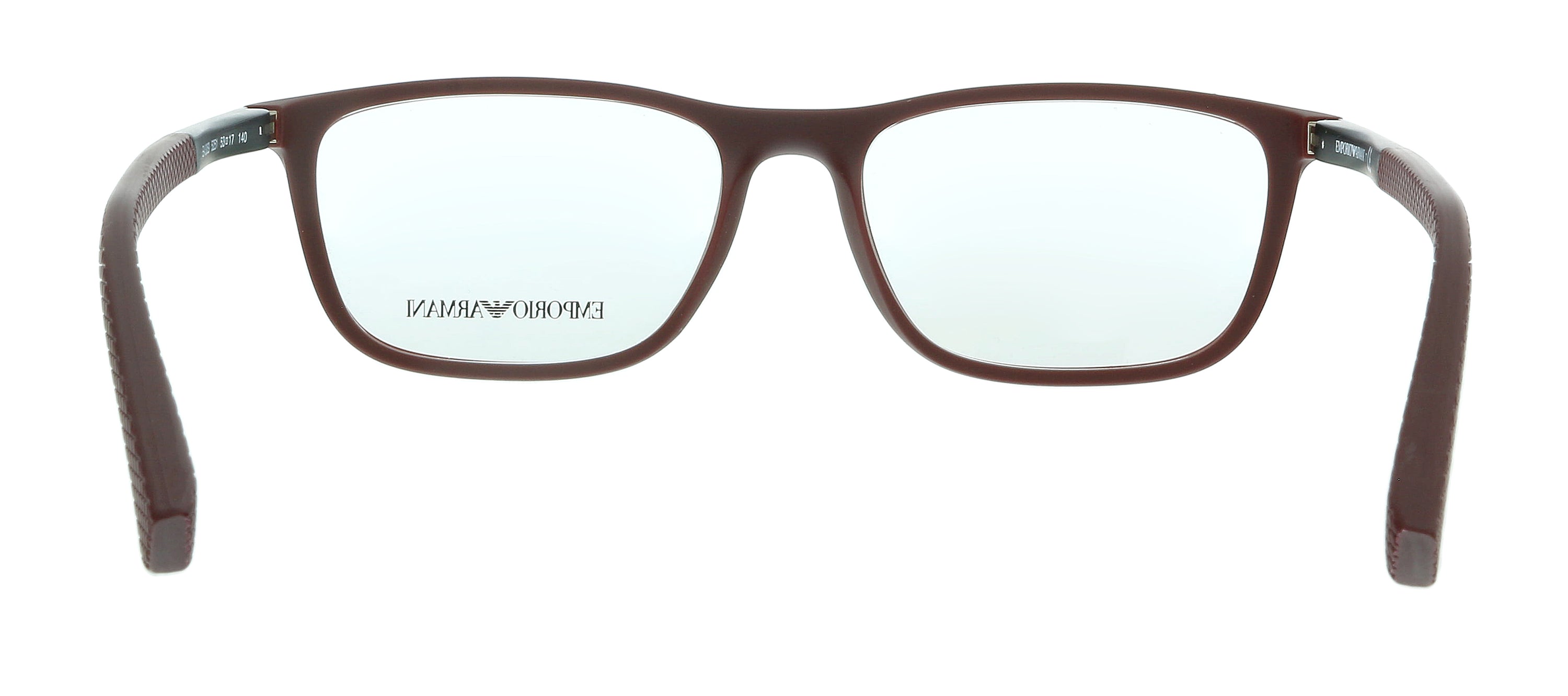 Emporio Armani Matte Burgundy Rectangle 0EA3069 5251 Eyeglasses