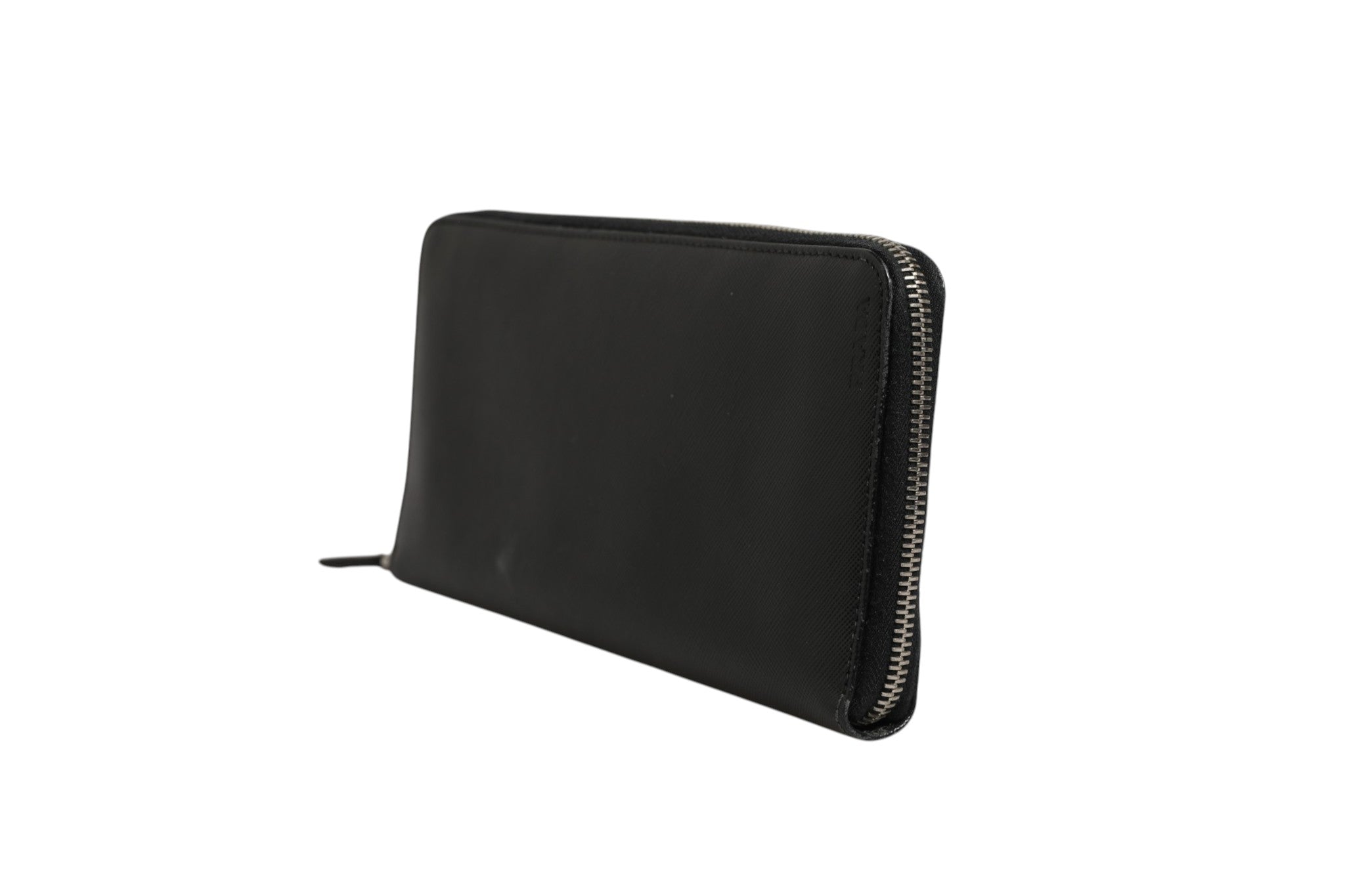 Prada Baltico Saffiano Leather Zip Travel Women's Wallet (Authentic Pre-Loved)