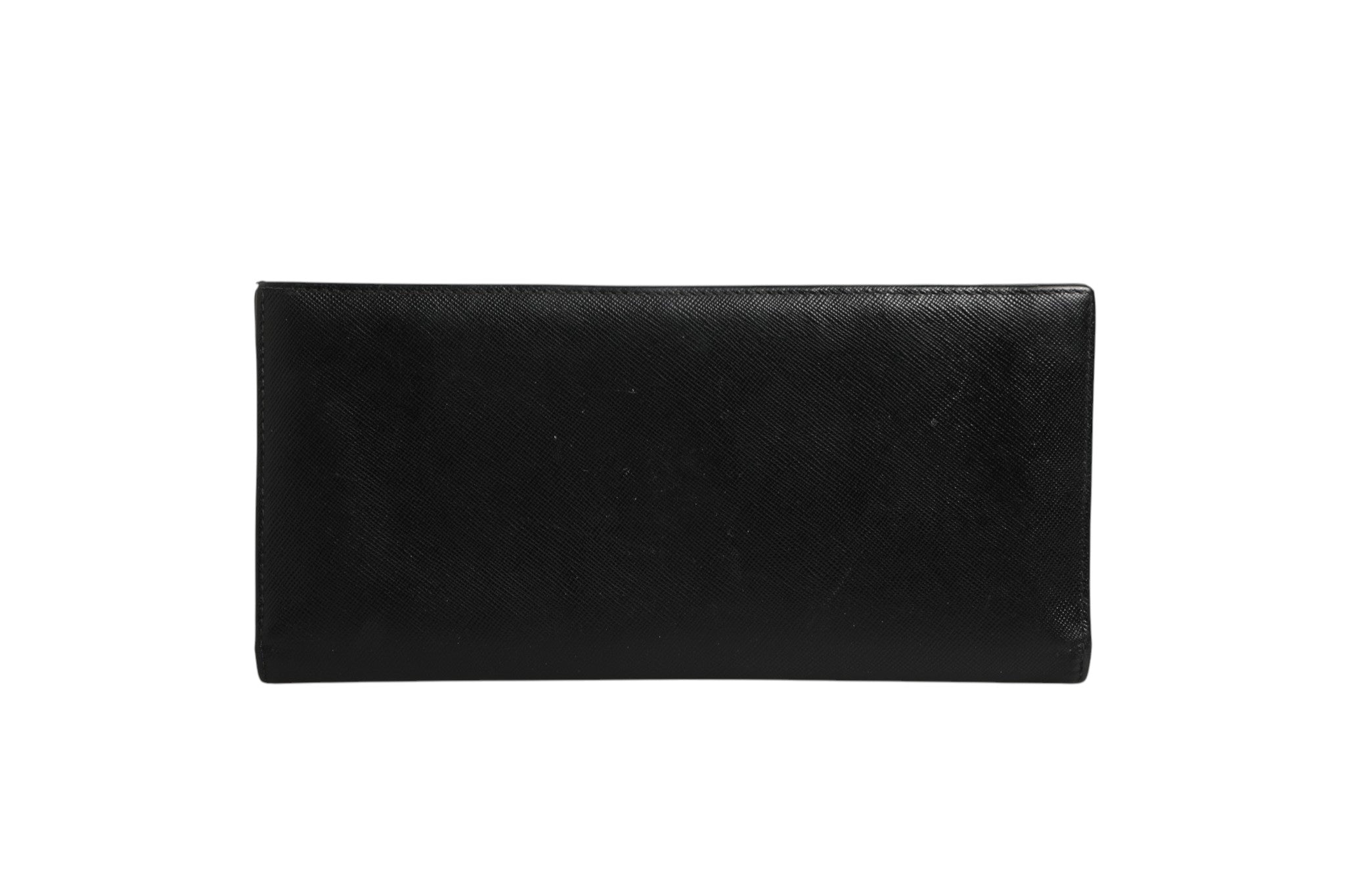 Prada Saffiano Leather Slim Card Holder Men's Wallet (Authentic Pre-Loved)