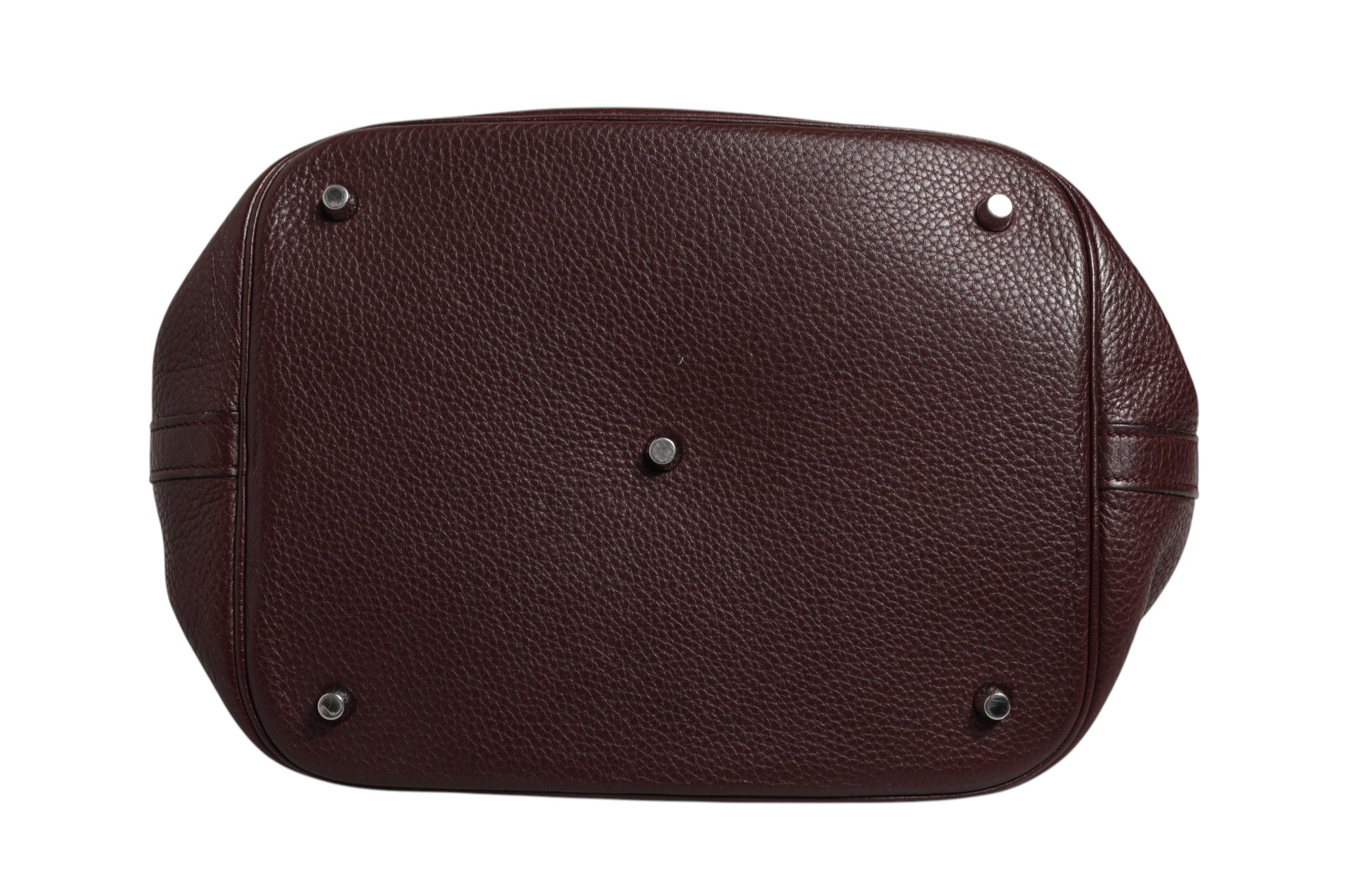 Hermès Picotin Taurillon Clemence Chocolate Women's Handbag (Authentic Pre-Loved)
