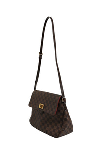 Louis Vuitton Damier Ebene Besace Rosebery Crossbody Women's Bag (Authentic Pre-Loved)