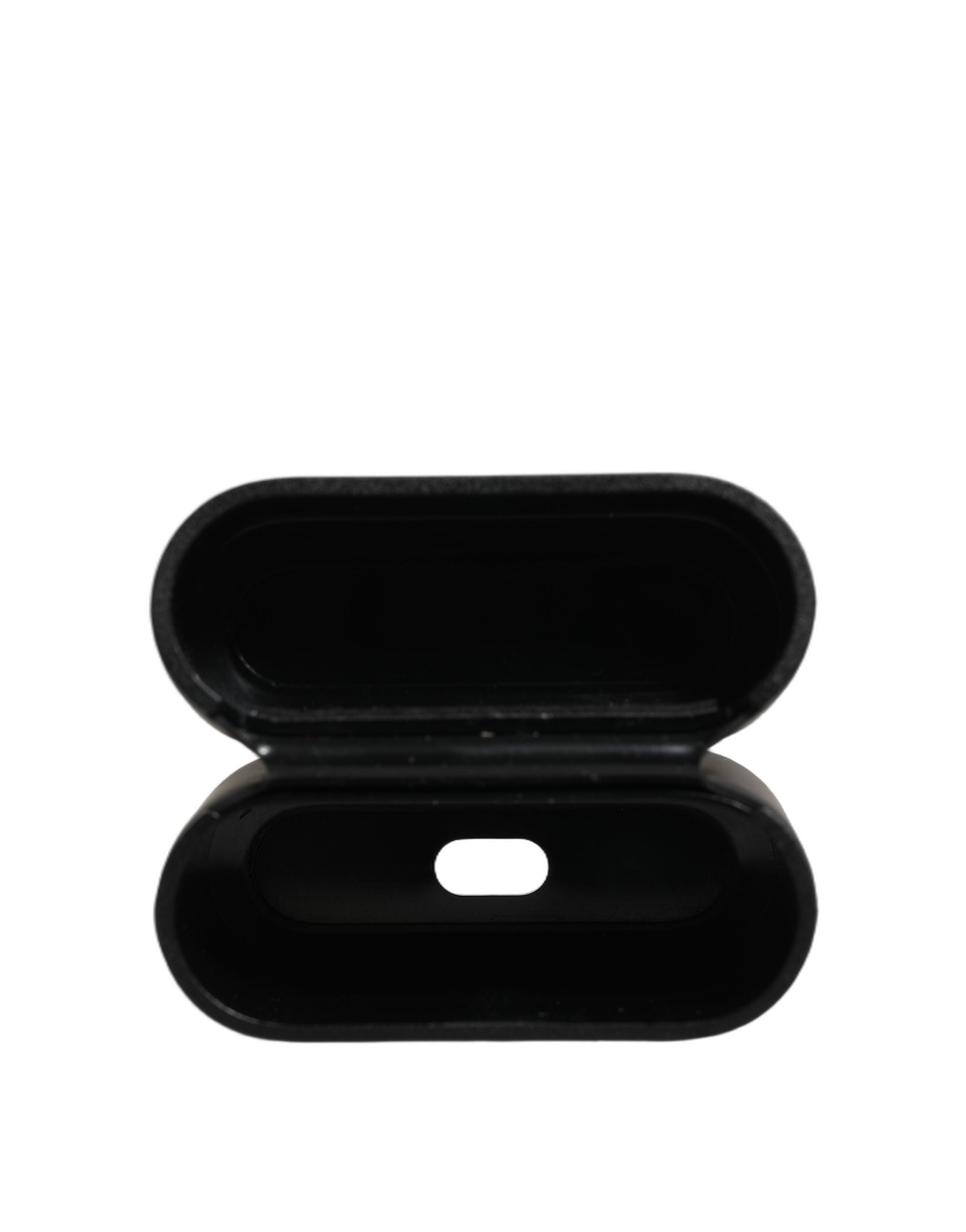 Dolce & Gabbana Dolce & Gabbana Case Black PVC Embossed Logo Flip Holder Women Women's Airpods