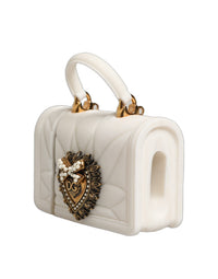 Dolce & Gabbana Dolce & Gabbana Case White Silicone Devotion Heart Cover Hand Bag Women's Airpod