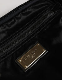 Dolce & Gabbana Dolce & Gabbana Black Nylon Brass Plate BumMen's Waist Fanny Pack Men Men's Bag