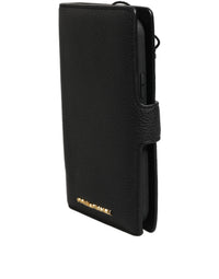 Dolce & Gabbana Dolce & Gabbana Case Flip Cover Black Calf Leather iWomen's11 PRO Women's Phone