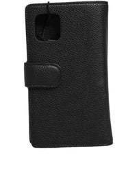 Dolce & Gabbana Dolce & Gabbana Case Flip Cover Black Calf Leather iWomen's11 PRO Women's Phone