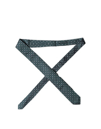 Dolce & Gabbana Dolce & Gabbana Dark Green Patterned Silk Adjustable Men NeckMen's Men's Tie