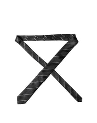 Dolce & Gabbana Dolce & Gabbana Black White Stripes 100% Silk Adjustable Men NeckMen's Men's Tie