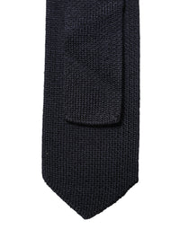 Dolce & Gabbana Dolce & Gabbana Dark Blue Solid 100% Silk Adjustable Men NeckMen's Men's Tie