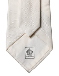 Dolce & Gabbana Dolce & Gabbana White Tattoo Floral Silk Adjustable Men Men'sd NeckMen's Men's Tie