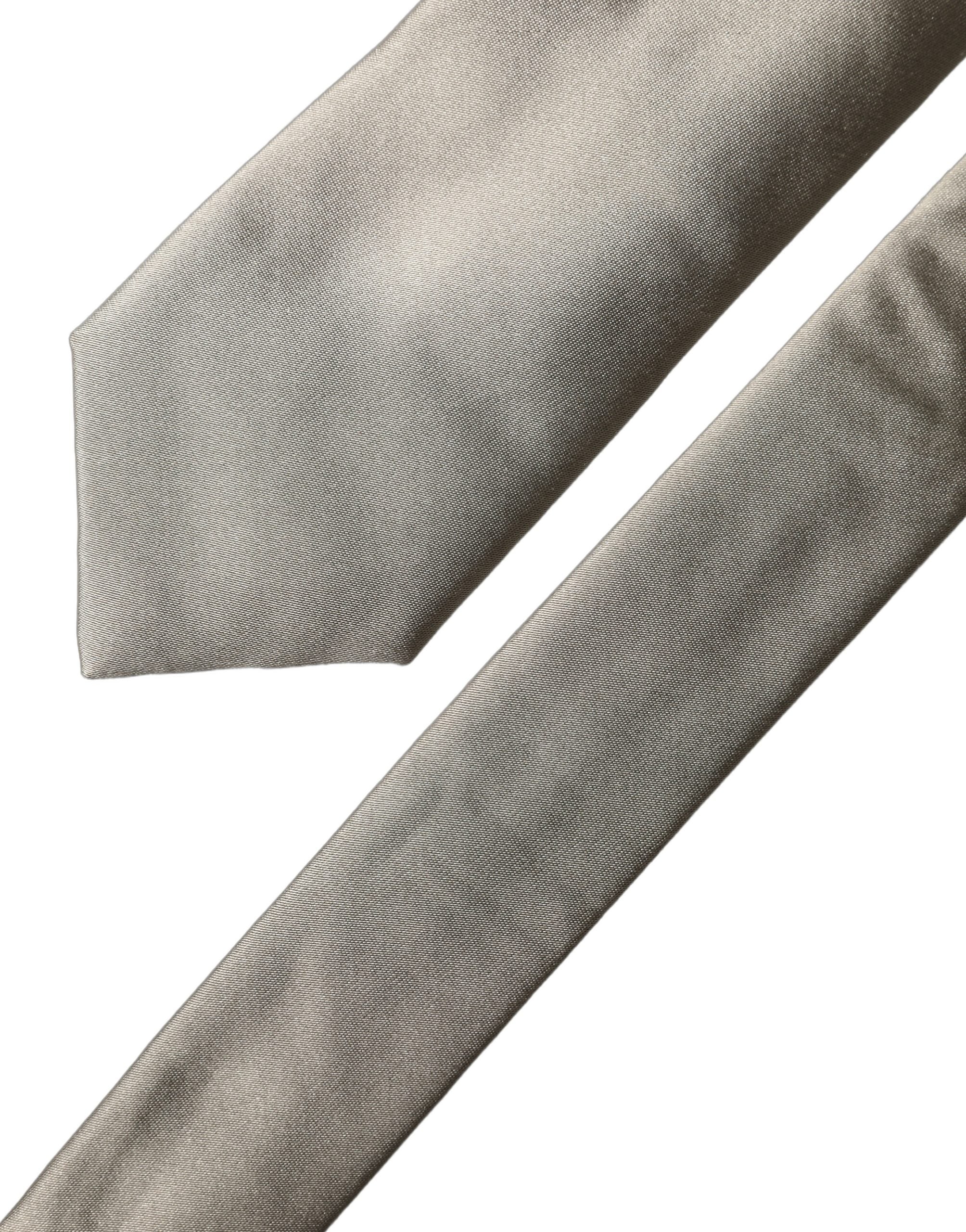 Dolce & Gabbana Dolce & Gabbana White Tattoo Floral Silk Adjustable Men Men'sd NeckMen's Men's Tie