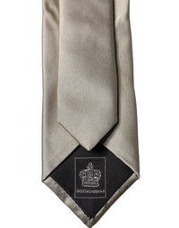 Dolce & Gabbana Dolce & Gabbana White Tattoo Floral Silk Adjustable Men Men'sd NeckMen's Men's Tie