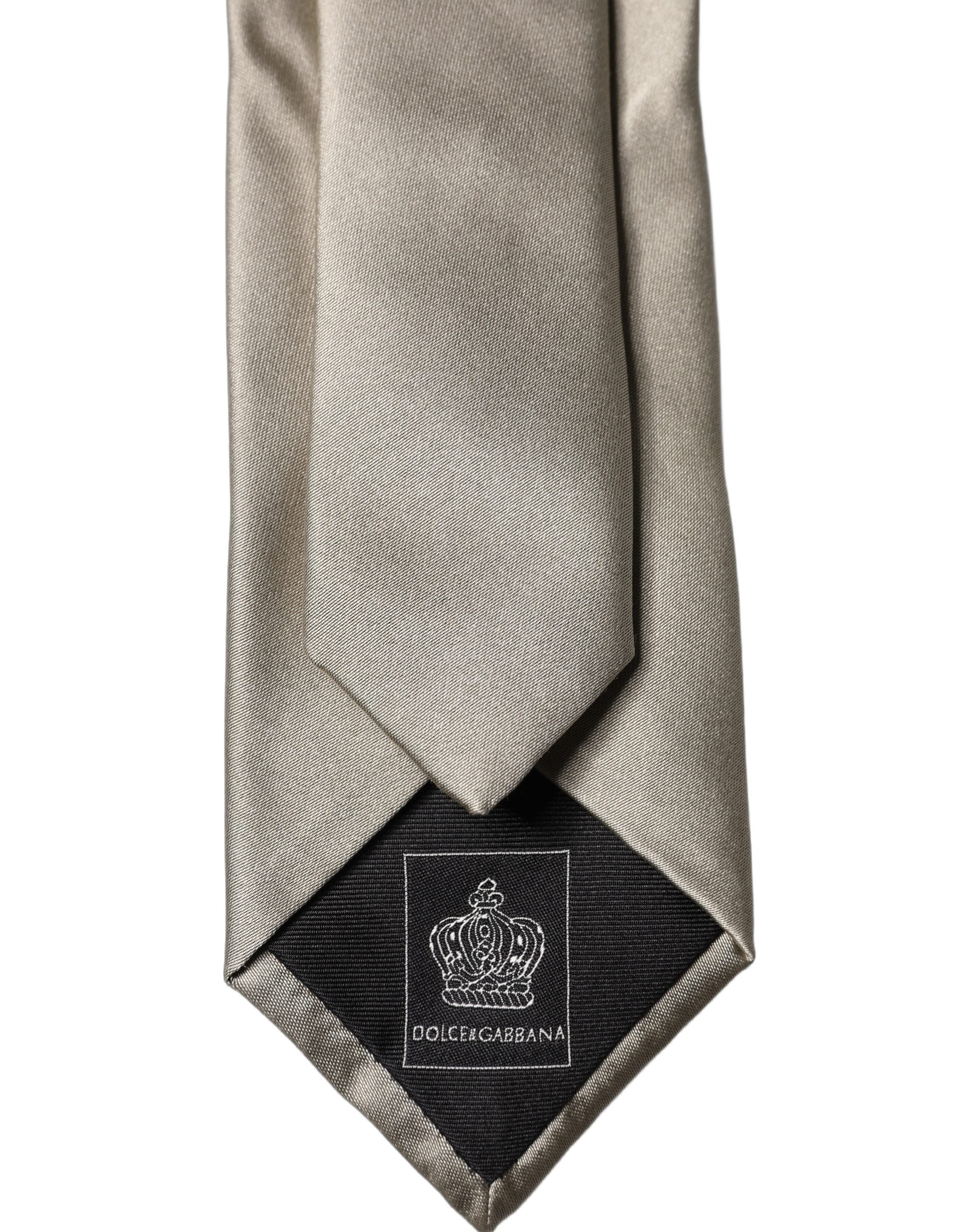 Dolce & Gabbana Dolce & Gabbana White Tattoo Floral Silk Adjustable Men Men'sd NeckMen's Men's Tie