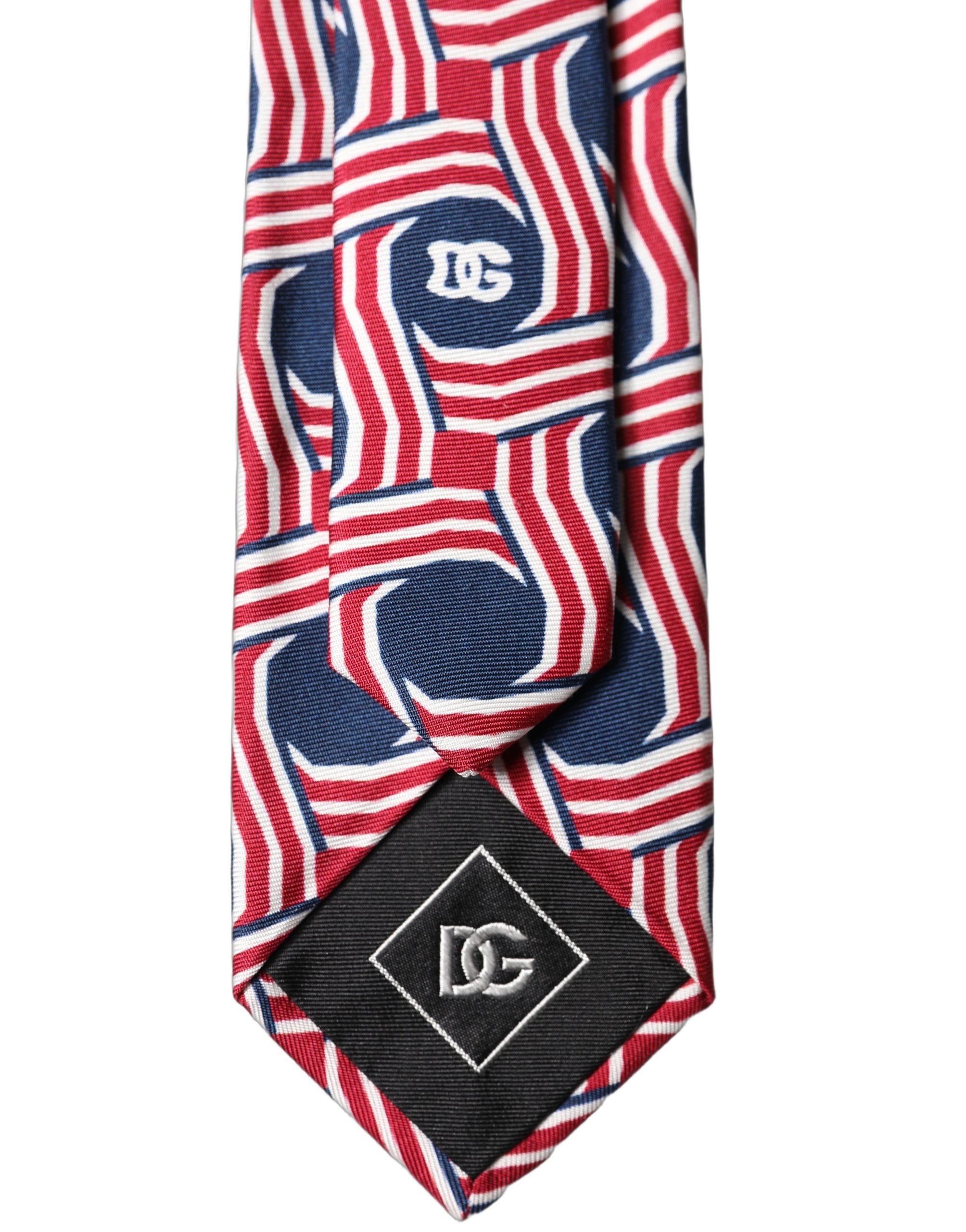 Dolce & Gabbana Dolce & Gabbana Multicolor Patterned Silk Adjustable Men Men'sd NeckMen's Men's Tie
