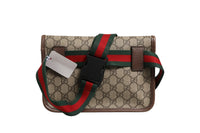 Gucci Supreme Monogram Neo Vintage Web Belt Women's Bag (Authentic Pre-Loved)