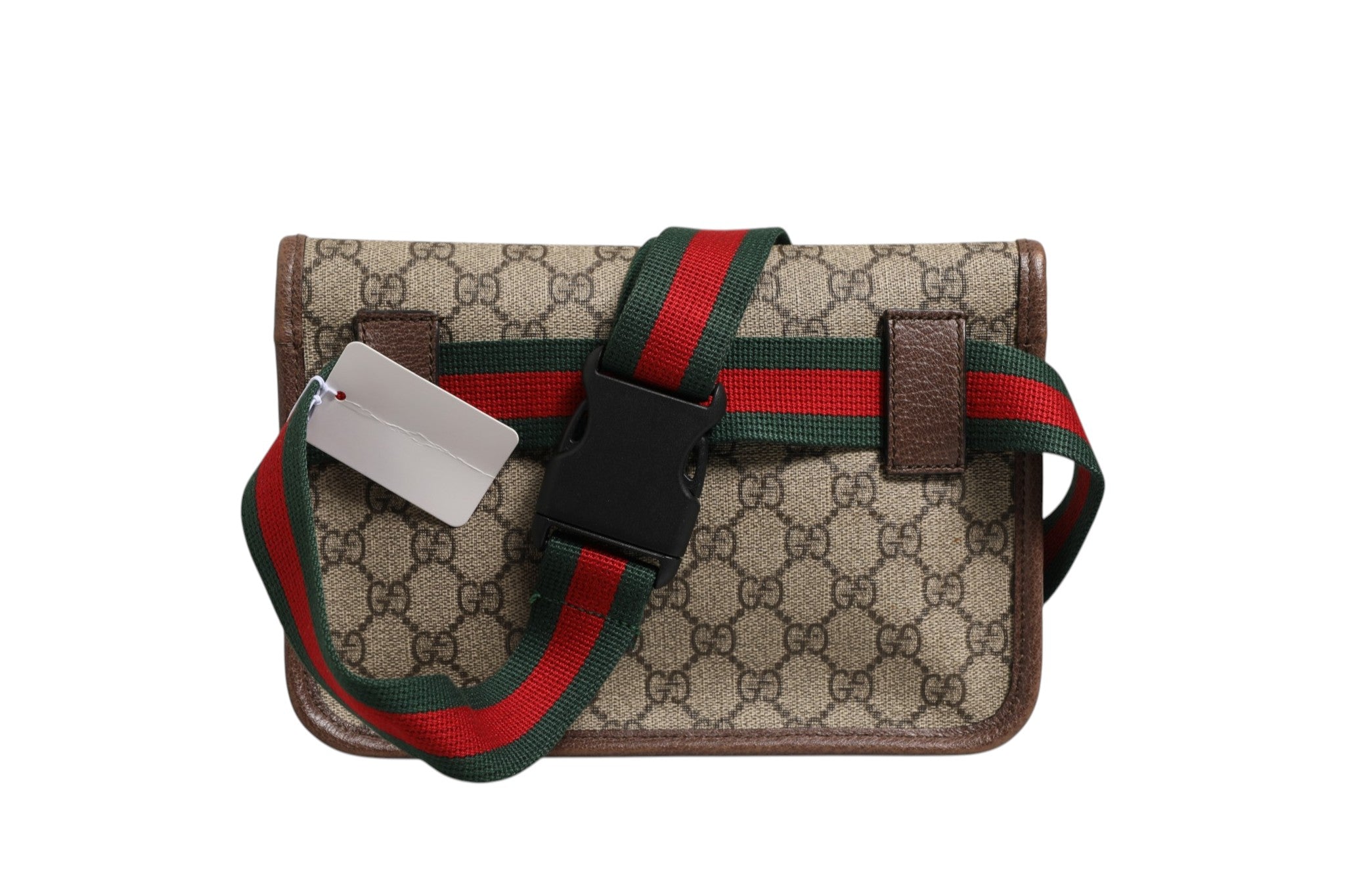 Gucci Supreme Monogram Neo Vintage Web Belt Women's Bag (Authentic Pre-Loved)