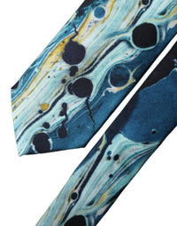 Dolce & Gabbana Dolce & Gabbana Multicolor Abstract Silk Adjustable Men Men'sd NeckMen's Men's Tie