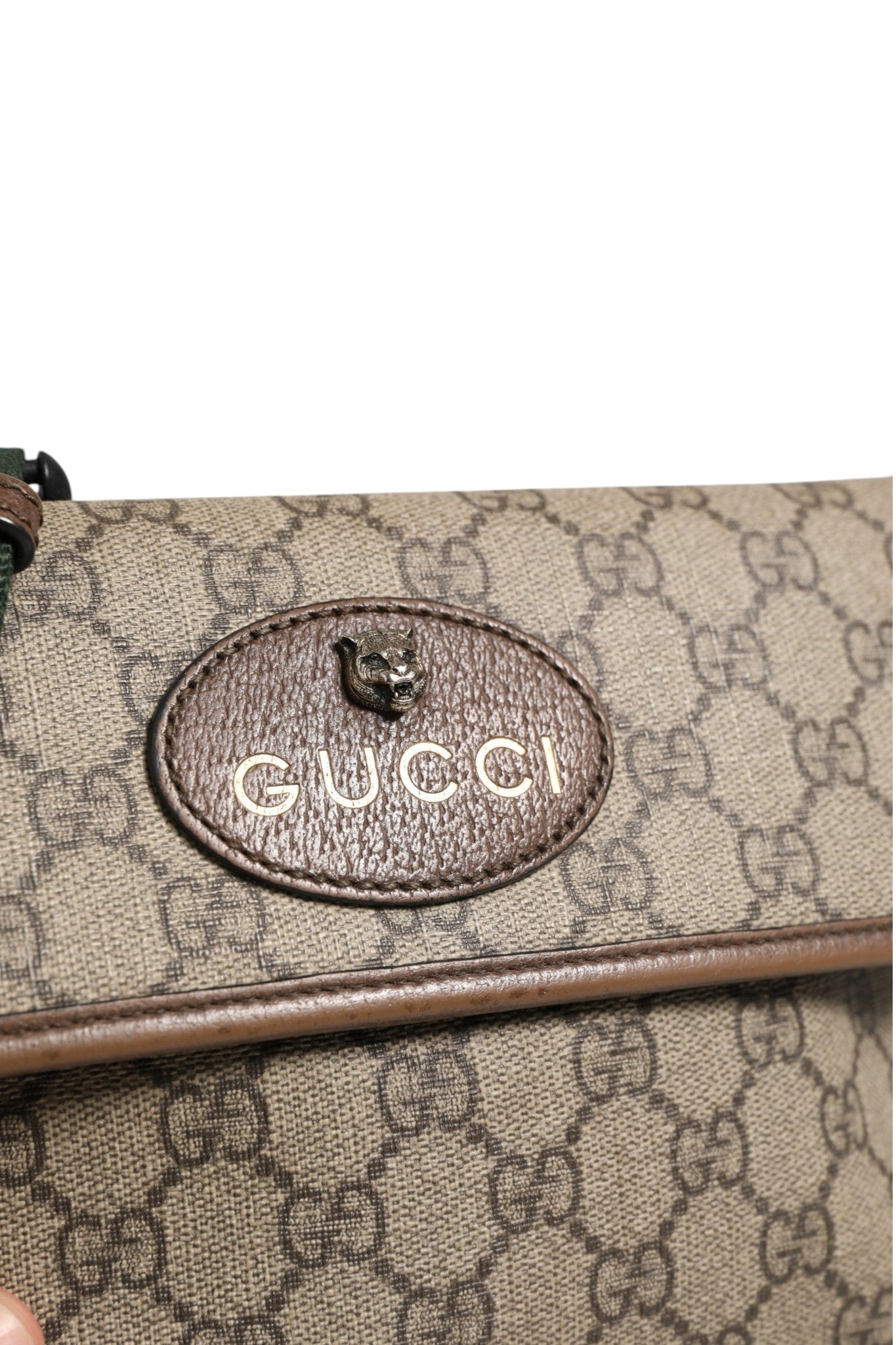 Gucci Supreme Neo Vintage Web Belt Crossbody Women's Bag (Authentic Pre-Loved)