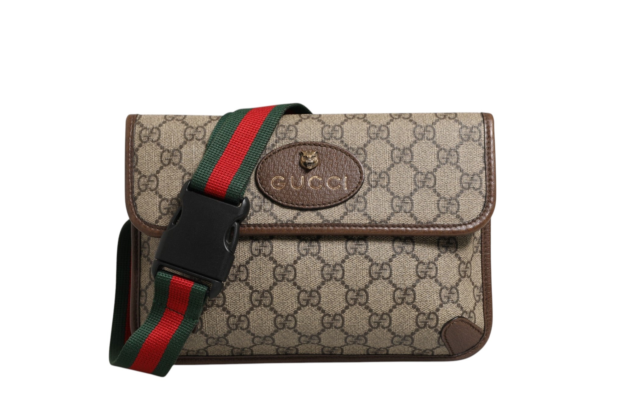 Gucci Supreme Canvas Belt Women's Bag (Authentic Pre-Loved)
