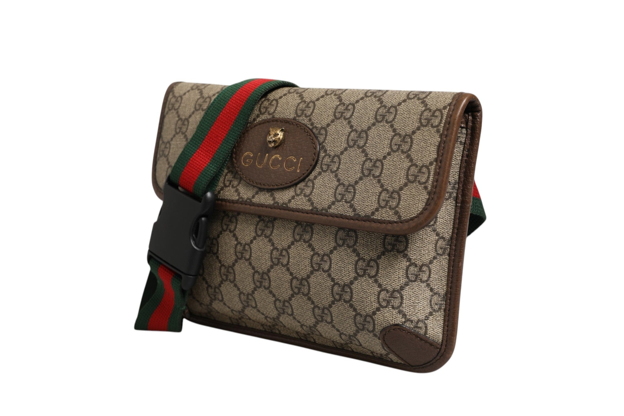 Gucci Supreme Canvas Belt Women's Bag (Authentic Pre-Loved)