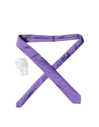 Dolce & Gabbana Dolce & Gabbana Purple Satin 100% Silk Adjustable Men Men'sd NeckMen's Men's Tie