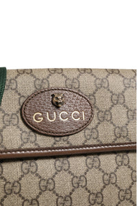 Gucci Supreme Monogram Neo Vintage Web Belt Bag Women's Brown (Authentic Pre-Loved)