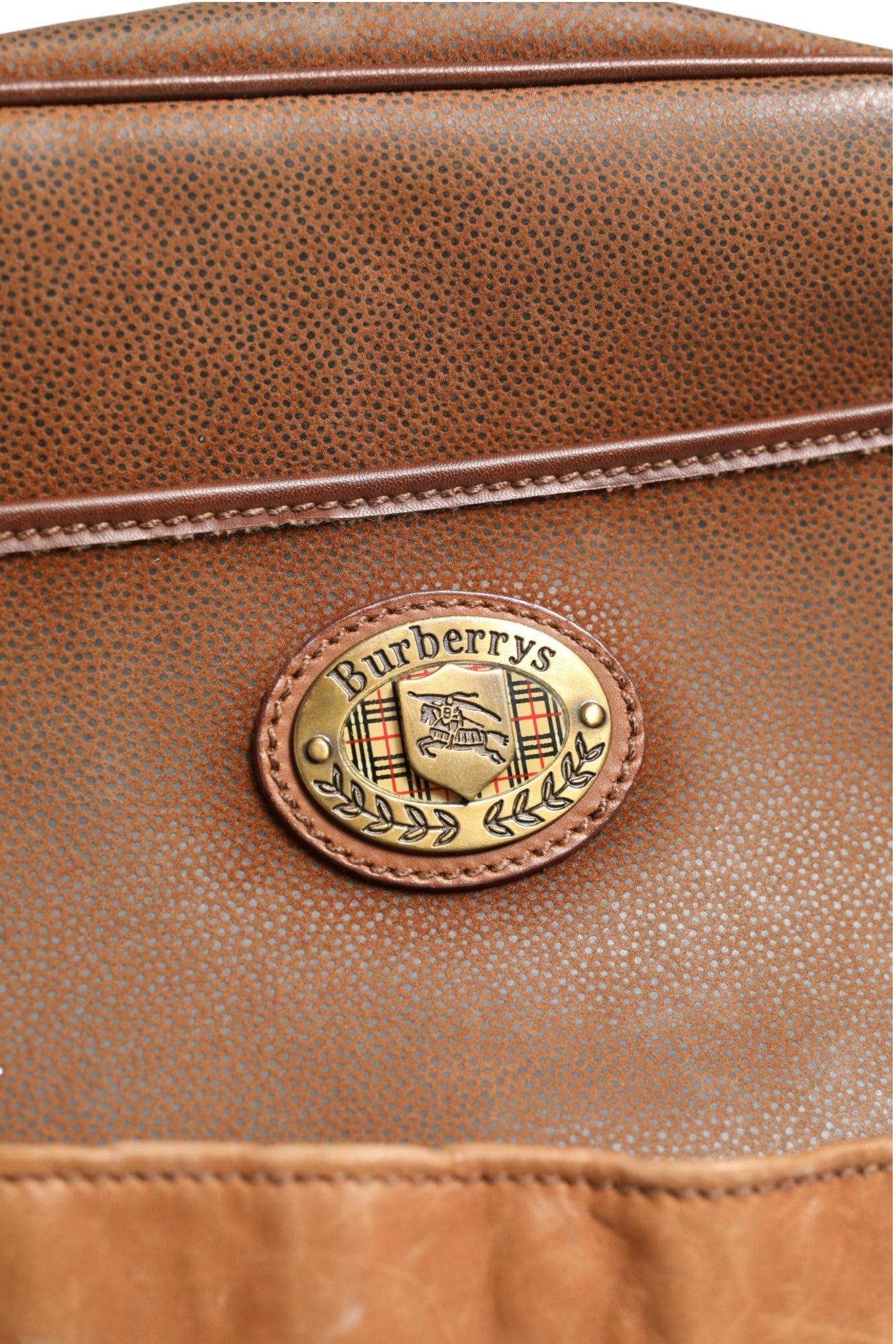 Burberry Brown and Gold Crossbody Women's Bag (Authentic Pre-Loved)