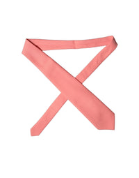 Dolce & Gabbana Dolce & Gabbana Coral Pink Polyester Adjustable Women Women'sd NeckWomen's Women's Tie