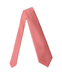 Dolce & Gabbana Dolce & Gabbana Coral Pink Polyester Adjustable Women Women'sd NeckWomen's Women's Tie
