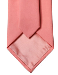 Dolce & Gabbana Dolce & Gabbana Coral Pink Polyester Adjustable Women Women'sd NeckWomen's Women's Tie