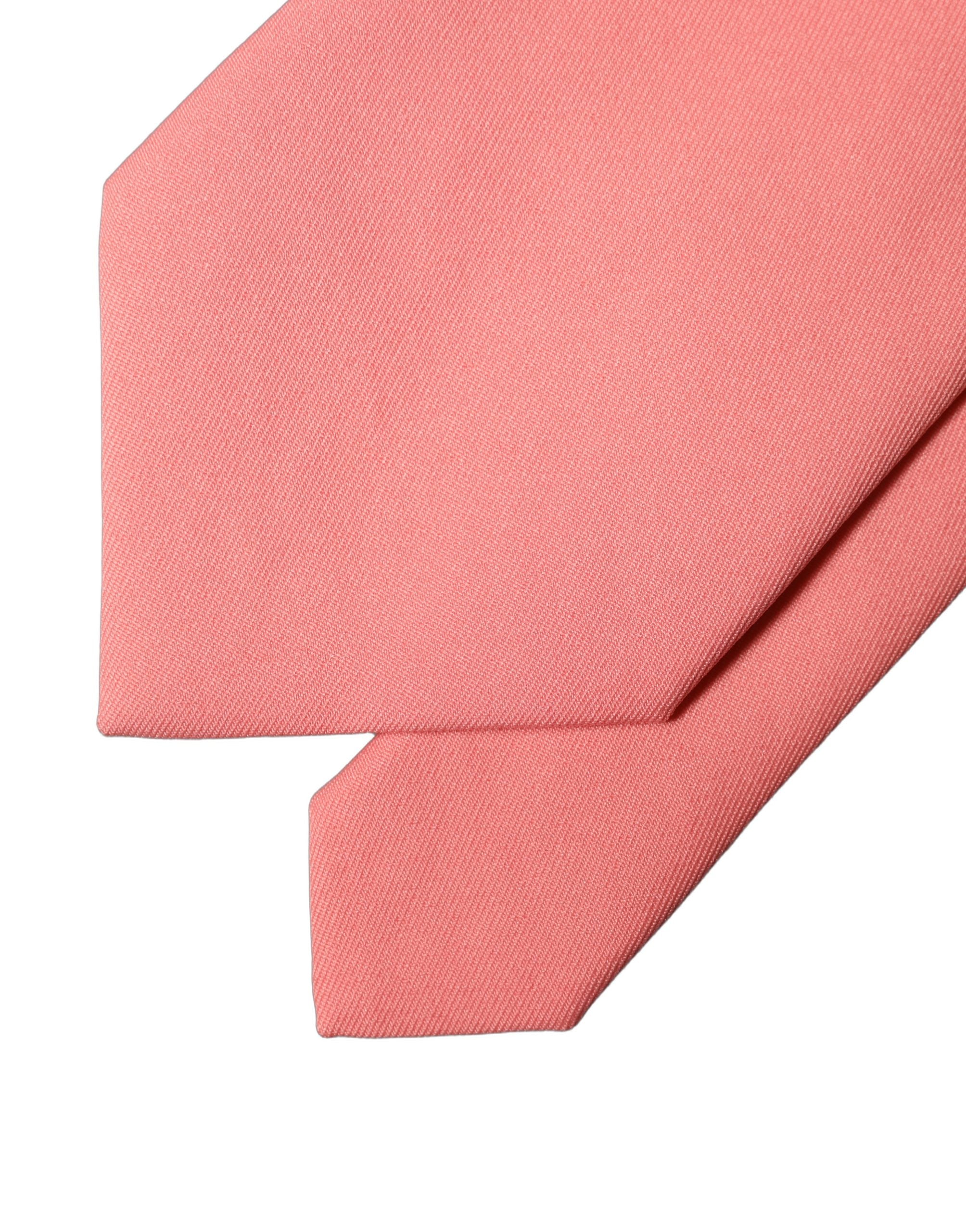Dolce & Gabbana Dolce & Gabbana Coral Pink Polyester Adjustable Women Women'sd NeckWomen's Women's Tie