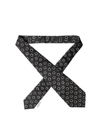 Dolce & Gabbana Dolce & Gabbana Black White Polka Dot Silk Adjustable Women NeckWomen's Women's Tie