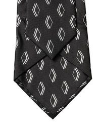 Dolce & Gabbana Dolce & Gabbana Black Patterned Silk Adjustable Women Women'sd NeckWomen's Women's Tie