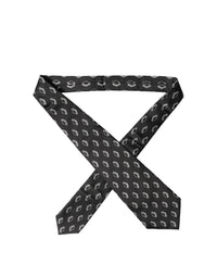 Dolce & Gabbana Dolce & Gabbana Black Patterned Silk Adjustable Women Women'sd NeckWomen's Women's Tie