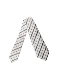 Dolce & Gabbana Dolce & Gabbana Black White Stripes Silk Adjustable Women NeckWomen's Women's Tie