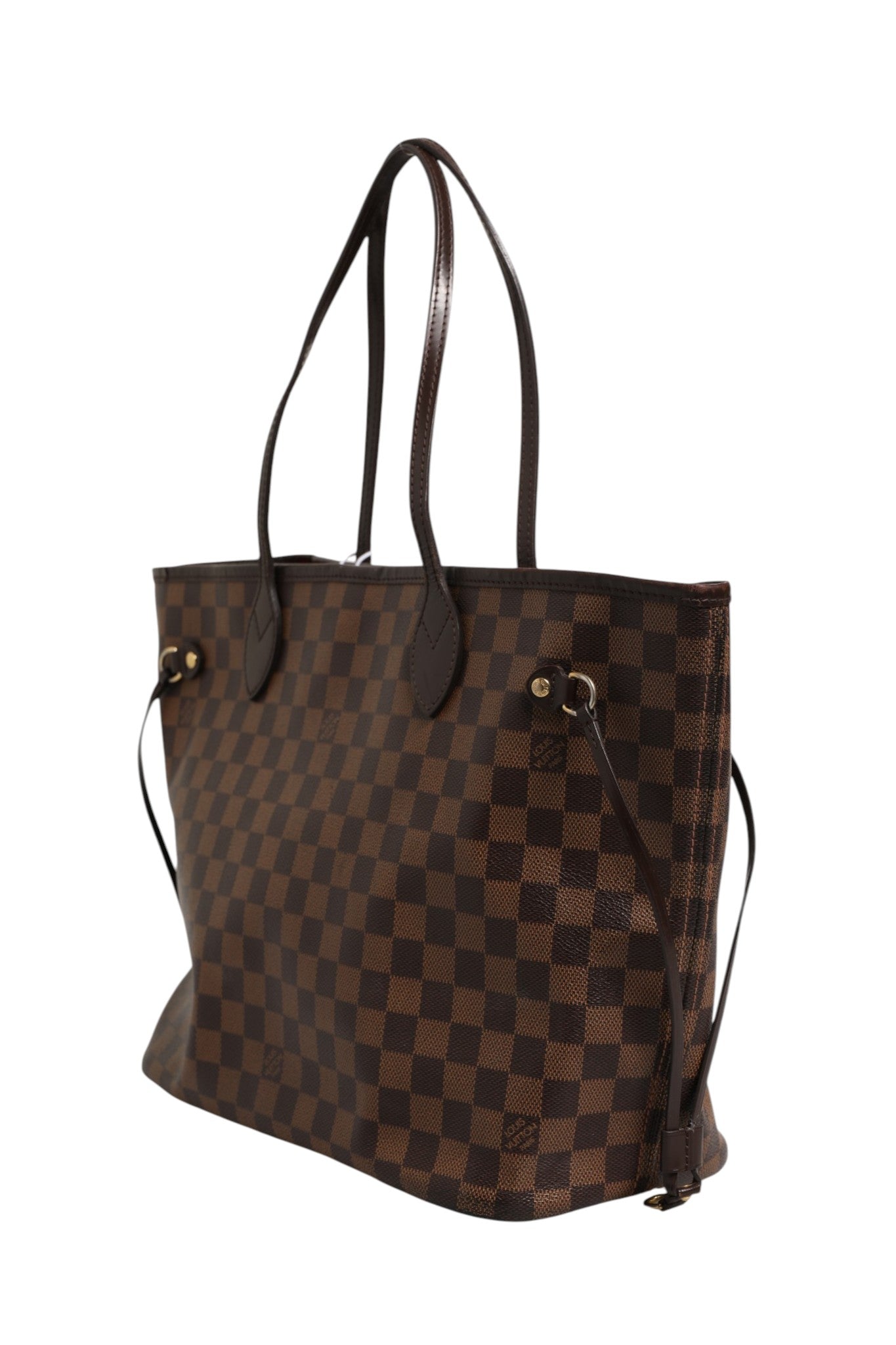 Louis Vuitton Neverfull MM Damier Women's Ebene (Authentic Pre-Loved)