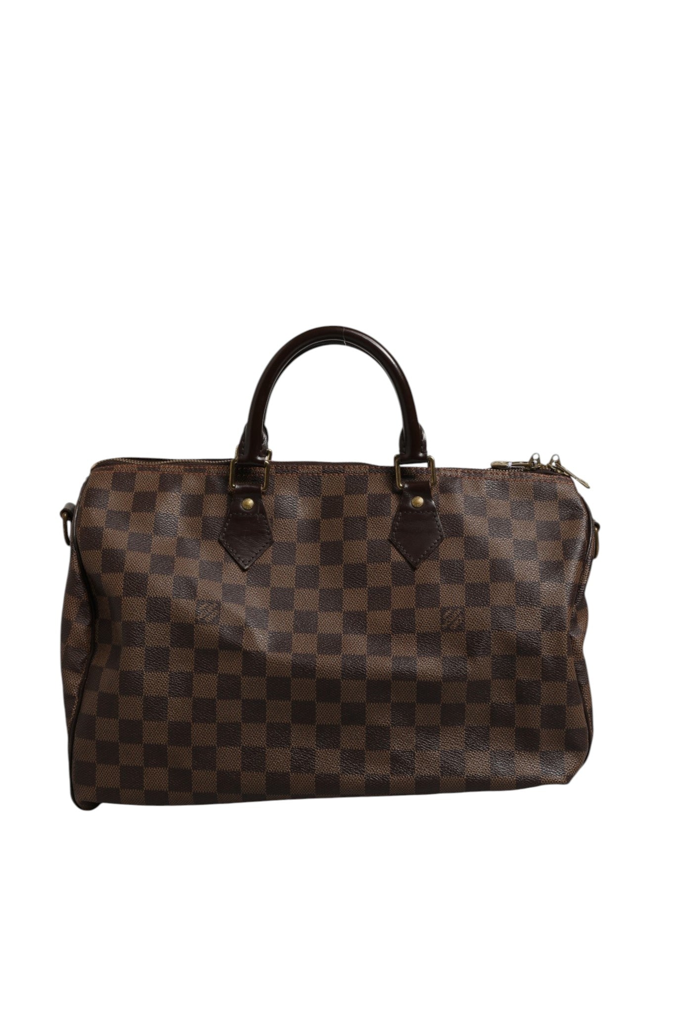 Louis Vuitton Speedy Bandoulière 35 Damier Women's Ebene (Authentic Pre-Loved)