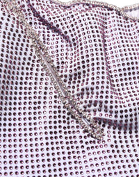 Dolce & Gabbana Purple Crystal OneShoulder EveningGown Women's Dress