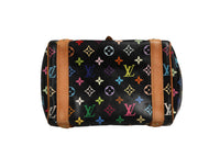 Louis Vuitton Black Monogram Multicolor Canvas Priscilla Women's Handbag (Authentic Pre-Loved)