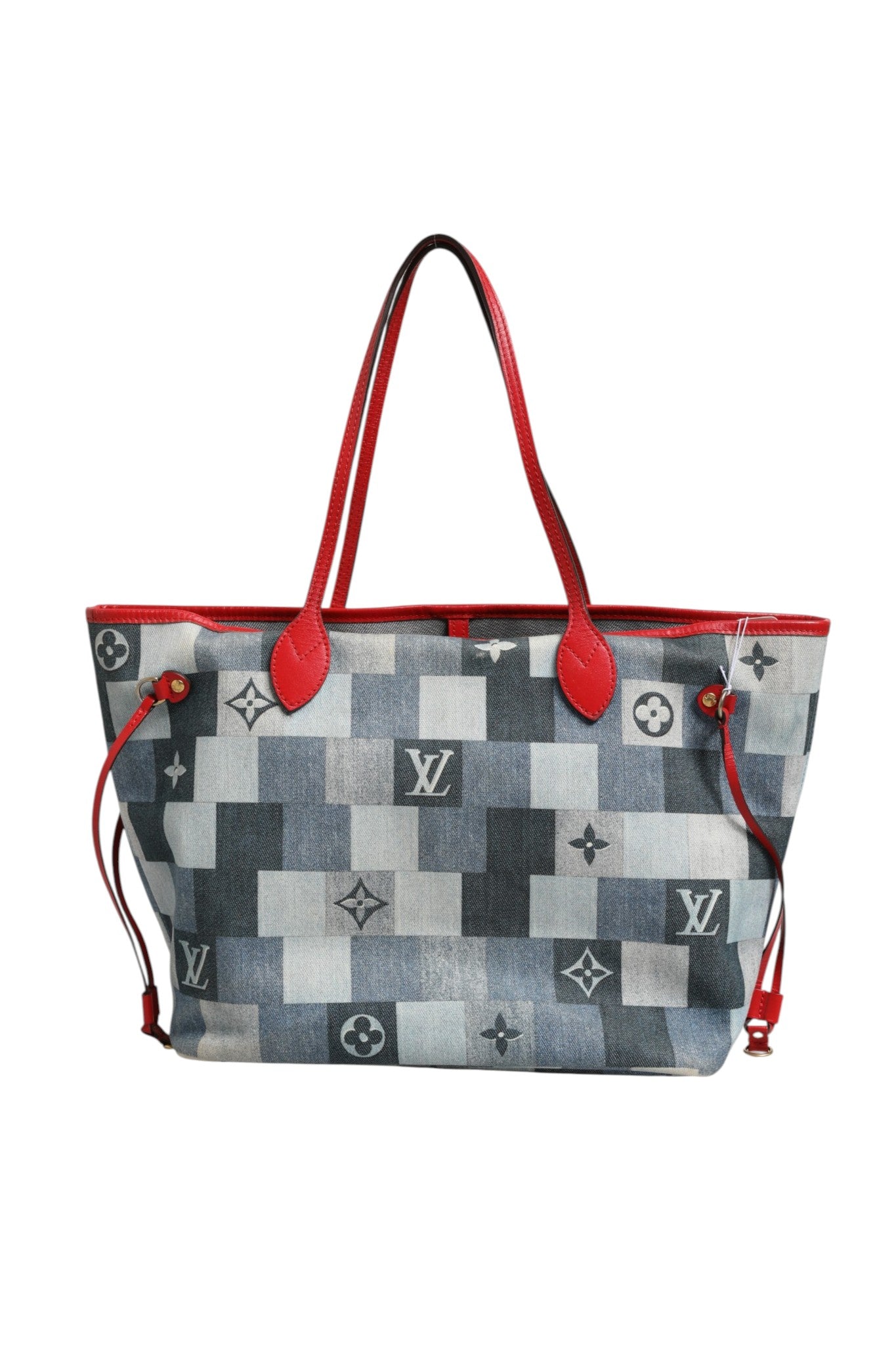 Louis Vuitton Neverfull Patchwork Monogram Denim Tote Women's Bag (Authentic Pre-Loved)