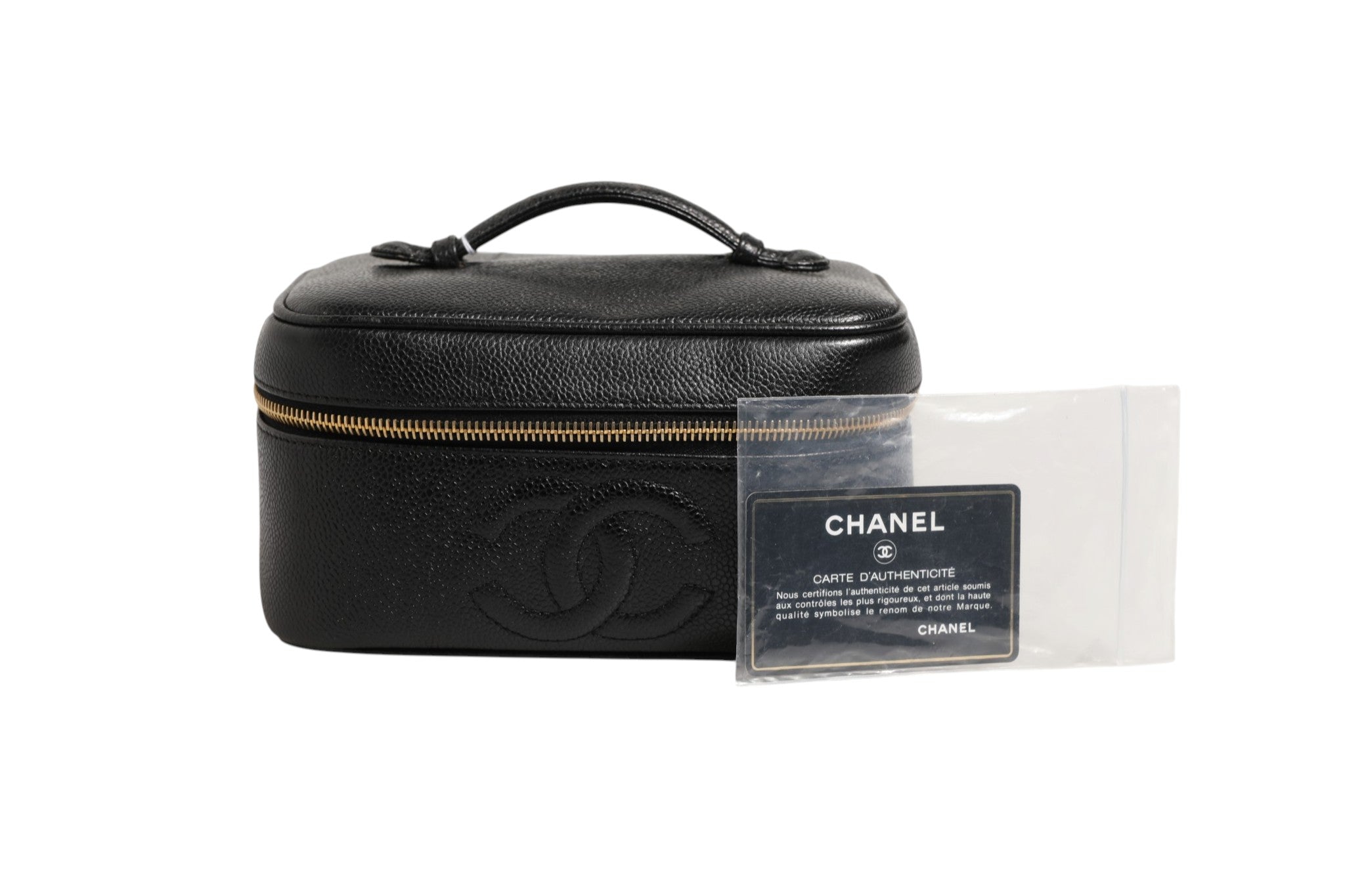 Chanel Black and gold makeup Women's bag (Authentic Pre-Loved)