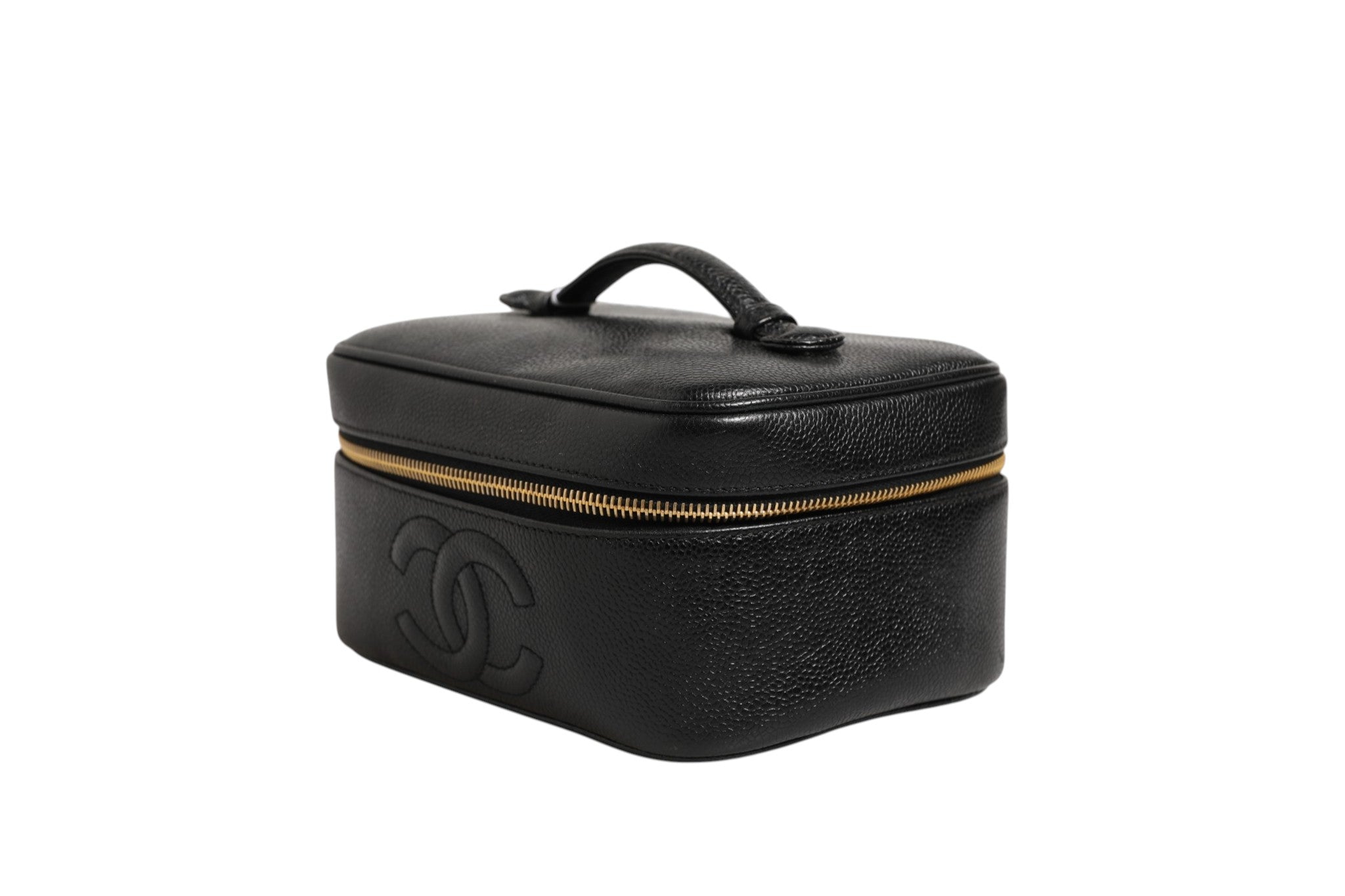 Chanel Black and gold makeup Women's bag (Authentic Pre-Loved)