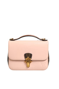 Louis Vuitton Pink Vernis and Monogram Canvas Cherrywood BB Shoulder Women's Bag (Authentic Pre-Loved)